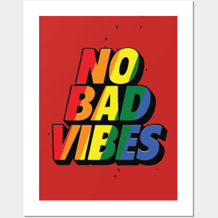 no bad vibes Posters and Art